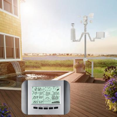 China Smart Wireless Automatic Weather Station With Weather Forecast And Touch Backlight Technology for sale