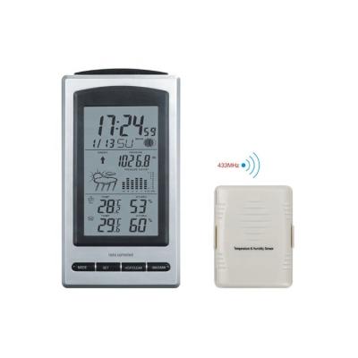 China Weather Station With Outdoor Temperature Humidity And Pressure Forecast for sale