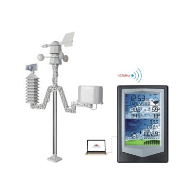 Cina Home Outdoor Wireless Weather Station con display a colori e previsione di temperatura 1,8 kg in vendita