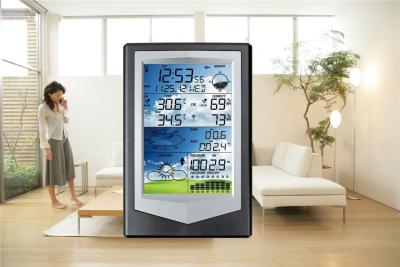 China Home Outdoor Wireless Weather Station With Color Display And Temperature Forecast 1.8kg for sale