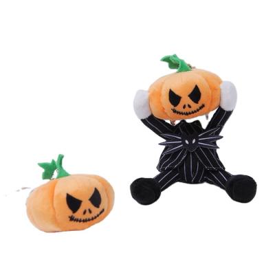 China Cute Fun The Nightmare Before Christmas Halloween Spoof Pumpkin Man Jack Small Pendant Skull Plush Toys Hobby For Kids Gift for sale