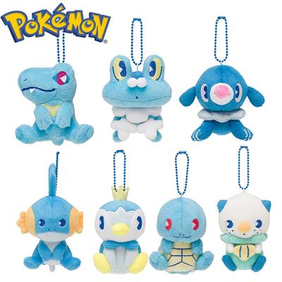 China Cute Fun 10CM Kawaii Pokemon Plush Doll Pokemon Sobble Totodile Short Stuffed Key Chain Piplup Squirtle Model Dolls Kids Toys Pendant Gift for sale