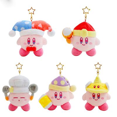 China Kirby Plush Star Plush Toy Anime Kawaii Plushie Girls Cute Soft Pink Doll Bag Pendant Key Chain Toys Gifts for sale