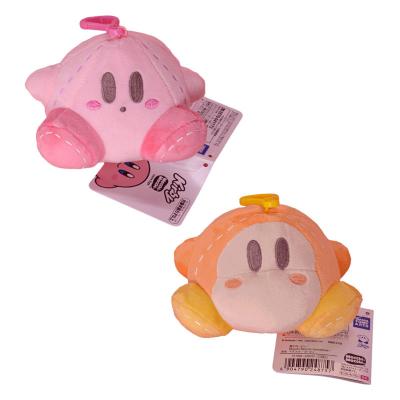 China Cute Fun 8cm Cartoon Anime Stars Kirby Waddle Dee Cute Plush Stuffed Doll Bag Pendant Kawaii Toys Key Chain Plushie Kids Birthday Gifts for sale