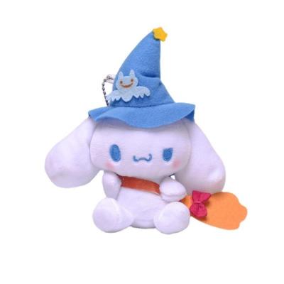 China Cute Fun 10cm Sanrio Halloween Series Wizard Devil Cinnamoroll Pursue Plush Toy Doll Pendant Children's Toys for sale