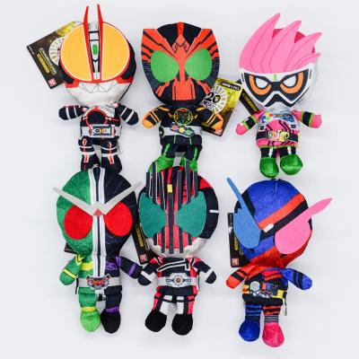 China Cute Fun 6 Styles Masked Rider Kamen Rider 15CM Soft Plush Doll Gifts Best For Baby Retail for sale