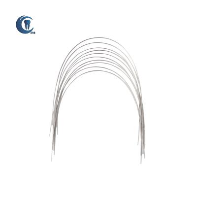 China Durable Wholesale Low Price Orthodontic Round Dental Material Rectangular Elastic Stainless Steel Archwire for sale