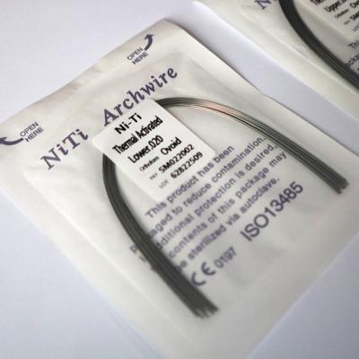 China Durable Dental Orthodontic Updraft NITI Active Rectangular Archwire for sale