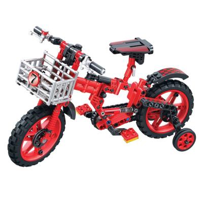 China DIY TOY 235pcs Technic Motorbike Motorcycle Building Block Educational DIY Brick Toys For Children Kids Toys for sale