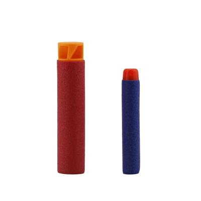 China EVA 6pcs/pack 9.5cm Large Red Soft Refill Bullet Darts Foam Darts For Blasters Kids Gun Toys for sale