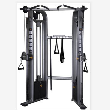 China Fitness Center T5018 Adjustable Double Pulley Strength Machine / Fitness Equipment for sale