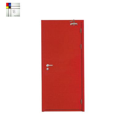 China Swing Galvanized Steel Material Fireproof 2 Hours Fire Resistance Time Rated Door for sale