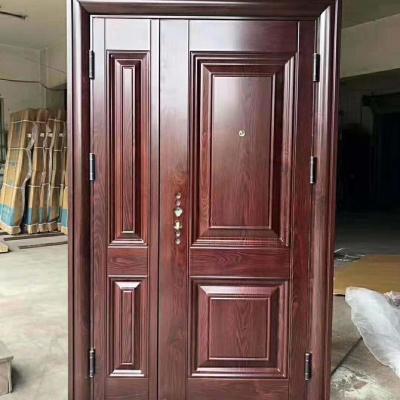 China 2020 New Design Swing Door Factory Sale Domestic Price Directly In India Iron And Steel Doors for sale