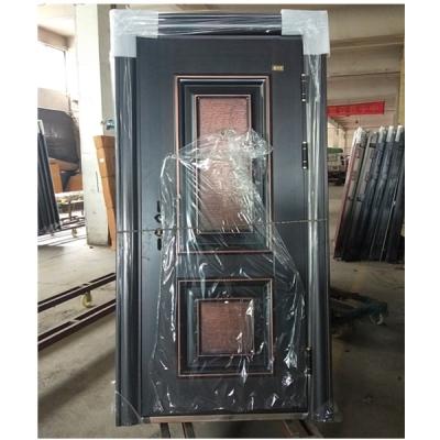 China 2020 New Zhejiang Factory High Quality Exterior Steel Swing Door Modern Price Designs Cheap for sale