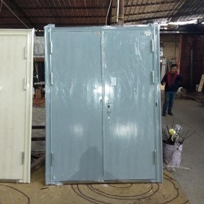 China Fireproof Flush Swing Welded Steel Swing Container Door For Container House for sale