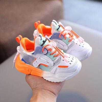 China Round Kids Fashion Shoes Kids Causal School Sneaker Jogger Sports Toddler Shoes For Baby Boy And Girls for sale