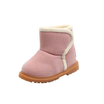 China Winter Thermal Warm Toddler Fashion Comfortable Kids Ankle Snow Boots Casual Button Boots for sale