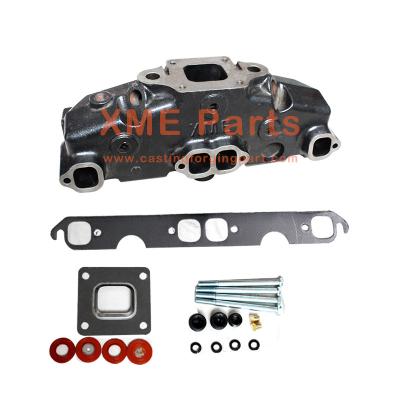 China Grey Iron Exhaust Manifold Elbow/Riser kit for MerCruiser 5.0 5.7 V8 305 350 Marine Boat for sale