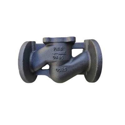 China Sand Casting Process Ht200 Ht250 Gray Cast Iron Valve Body Parts For Oil Gas for sale