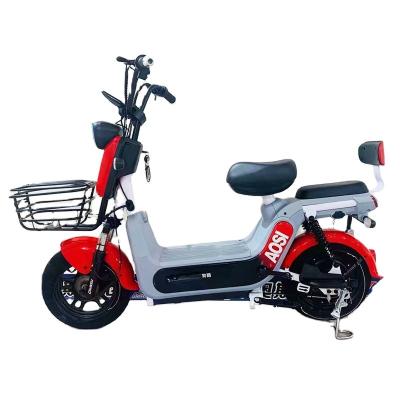 China 2022 newest style 12ah 20ah lithium battery 350w 450w motor electric pedal assist lead acid adult eec bicycll steel for sale