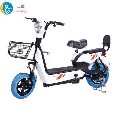 China Factory Sale Carbon Steel Classic Fashion E-bikeTwo Seats 48V 350W Electric Bicycle Scooter Brushless Motor ODM/OEM Electric Bike à venda