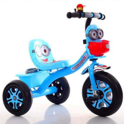 China High Carbon Steel Hot Sale Pedal Style Cute Tricycle Ride on Toy Scooter 3 Wheels Baby Tricycle 2 in 1 Kids Tricycle en venta