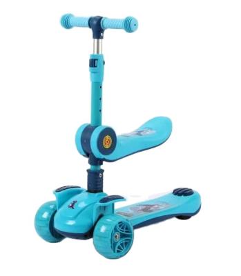 China Children Baby Kids Scooters Luminous Wheel Fast Folding Outdoor 2 Wheels 3 Three in 1 Toys Kick Scooters Foot Scooters for sale