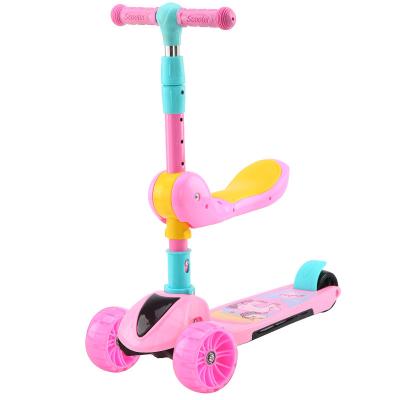 Κίνα Hot Selling High Quality Fast Folding Electric Kids 3 Wheel Kick Scooter Jet Scooters For Kids With Led Lights Scoter προς πώληση