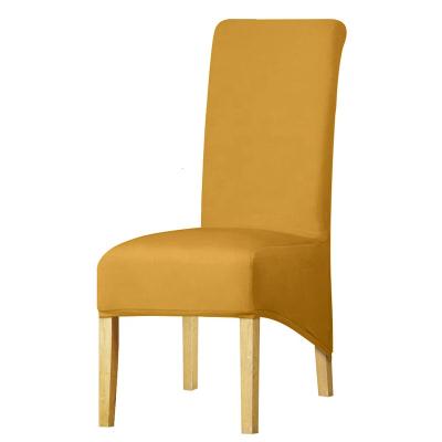 China Stretchable XL Size Chair Cover Plus Size Large Size Back Seat Spandex High Long Dining King Back Chair Slipcover Chair Covers for sale