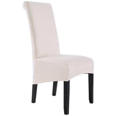 China Gently Stretch and Stretch Comfort Velvet Living/Kitchen Dining Chair Seat Covers for sale