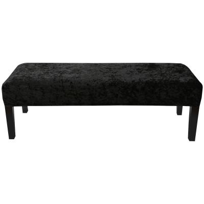 China Stretch Crushed Velvet Spandex Dining Bench Covers In Door, Removable Washable Bench Protector For Living Room, Bedroom, Kitchen for sale