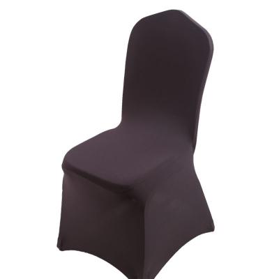 China Strechable Rounded Spandex Wedding Banquet Chair Cover Back for sale