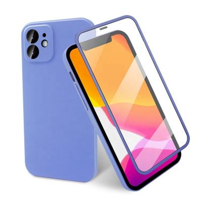 China MRYES Anti-drop Full 360 Degree Phone Case with Built in Screen Protector for iPhone 13 iPhone 12 iPhone XR for sale