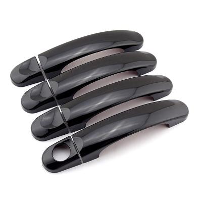 China ABS Plastic With 3 Strip Car Accessories Shops Gloss Black For VW T5 Door Handle Cover for sale