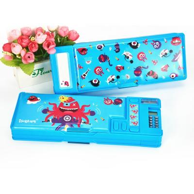 China Automatic Multifunctional Automatic Pencil Case With Calculator for sale