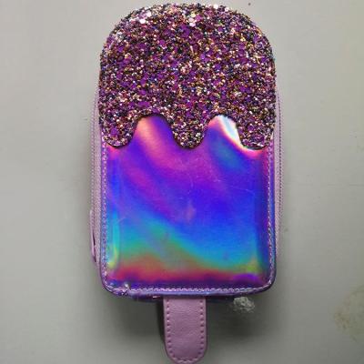 China Shiny Glitter Popsicle Glitter Coin Purse for sale