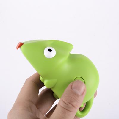 China Mini Lizard Mini Double Scale OEM Chameleon Cartoon Retractable Custom Logo Soft Measuring Tape for sale