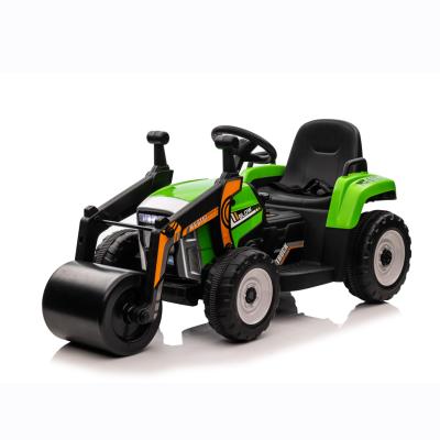 China Hot Selling Ride On Toy Amazon 12V Kids Rechargeable Remote Control Ride On Tipper Bulldozer Tractors for sale