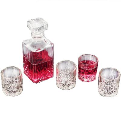 China Cool Home Bar Use Whiskey Glass Bottle Mug Set for sale