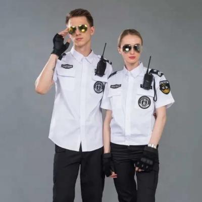 China Guard Security Uniforms Set Hotel Quick-drying Security Guard Uniform Shirts Security Guard Clothing for sale