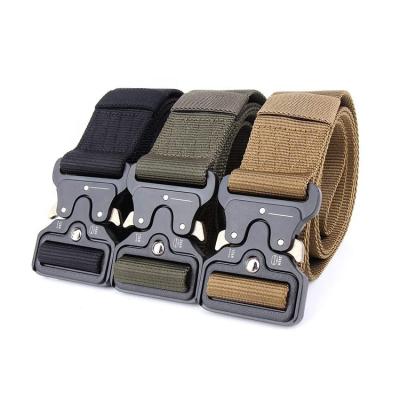 China Classic Nylon Functional Training Tactical Men's Suits Canvas Outdoor Sports Camouflage Belt for sale