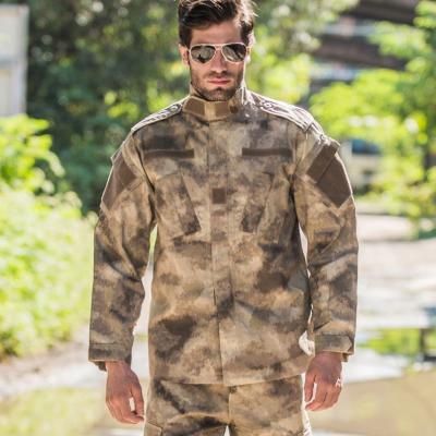 China Breathable Camouflage Polyester Cotton Woodland ACU Military Uniform for sale