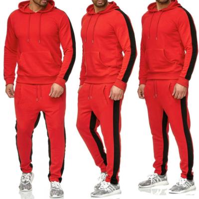 China Hot Selling New Men's Anti-wrinkle Sweatshirt Pure Hooded Suit Men's Cardigan Color Leisure Sports Set for sale