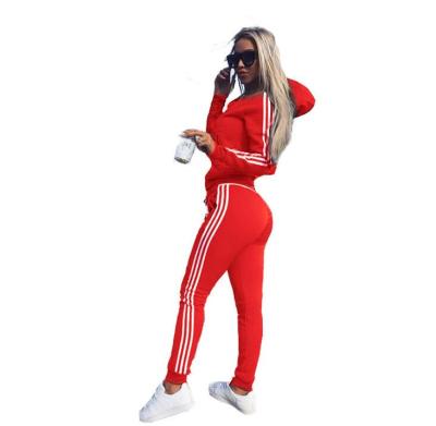 China New verison casual women's sportswear hoodie suit zipper style CXTZ103173 for sale