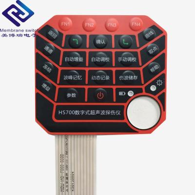 China Waterproof Poly Dome Button With LCD Window Membrane Switch Panel for sale