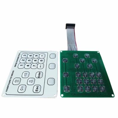 China Waterproof Membrane Aluminum Custom Vandal Proof Keypad Membrane Switch OEM Manufacturer for sale