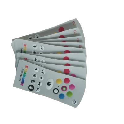 China Waterproof Custom Printing Graphic Membrane Control Panel Sticker Polycarbonate Overlay for sale