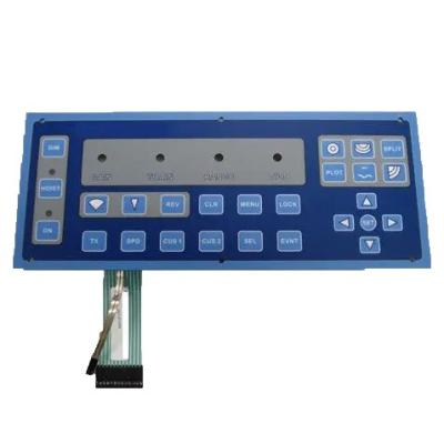 China Waterproof Custom Keypad Switch Button Membrane Control Panel For Housing Or Industrial Used for sale