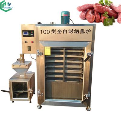 China Smoker Wooden Meat Oven Smoke Duck Meat Smoker Restaurant Staple Oven Smoking Machine For Sale for sale