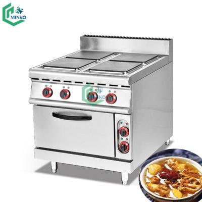 China Hotel Electric Kitchen 3 Burner Stove Table Top 4 Burner Gas Position Cooker Stove With Oven for sale